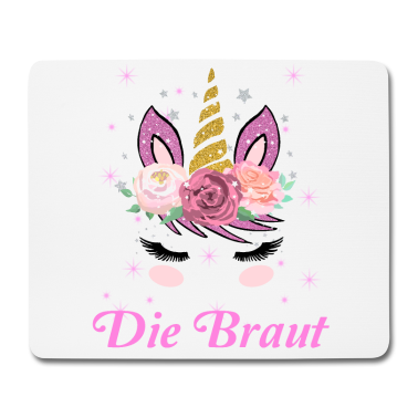 Hochzeit Mousepad - Damen JGA Geschenk Junggesellenabschied Die Braut