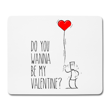 Hochzeit Mousepad - Herzen Heart Valentinstag Valentine's day Liebe