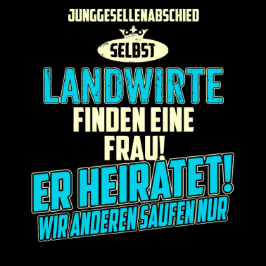 Motiv JGA Team - Landwirt - strong sky blue - RAHMENLOS