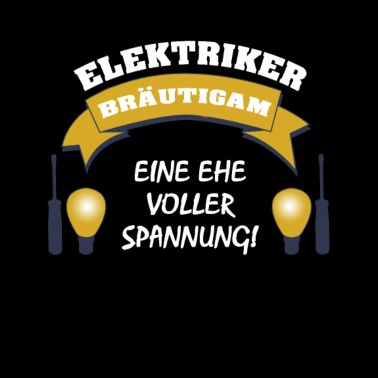 Motiv Elektriker Bräutigam JGA Junggesellenabschied