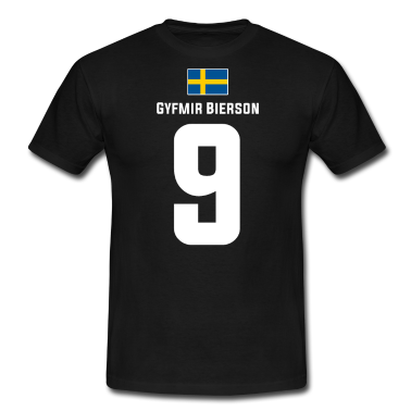 Junggesellenabschied T-Shirt - Schwedische Namen Fußball Sauf Mallorca Trikot