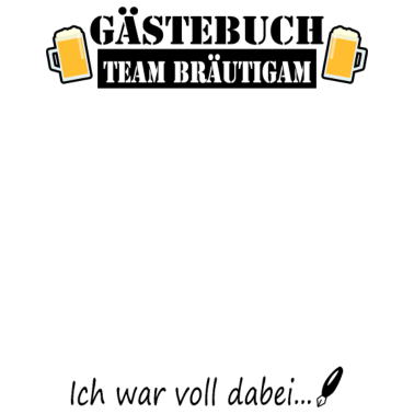 Motiv Gästebuch Team Bräutigam JGA