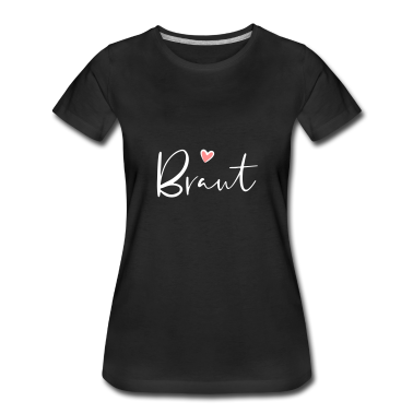 Junggesellenabschied T-Shirt - Braut Herz Junggesellinnenabschied Geschenk