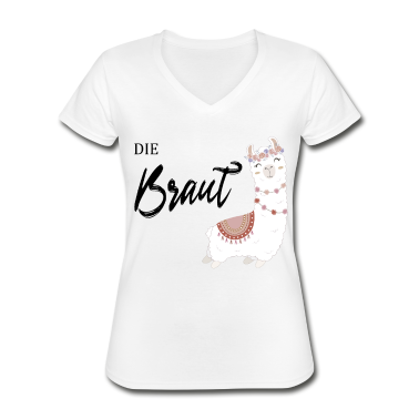 Junggesellenabschied T-Shirt - Braut Alpaka Geschenk Junggesellenabschied Frauen