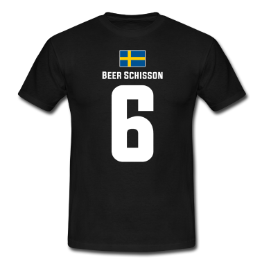 Junggesellenabschied T-Shirt - Schwedische Namen Fußball Sauf Mallorca Trikot
