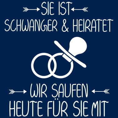 Motiv Schwanger Junggesellinnenabschied Braut Heirat