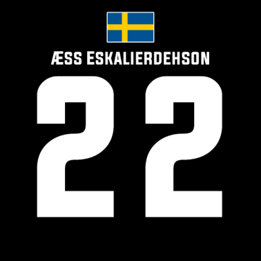 Motiv Schwedische Namen Fußball Sauf Mallorca Trikot