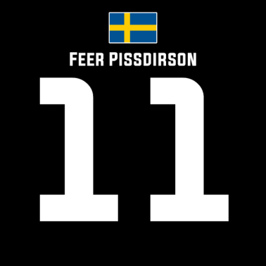 Motiv Schwedische Namen Fußball Sauf Mallorca Trikot