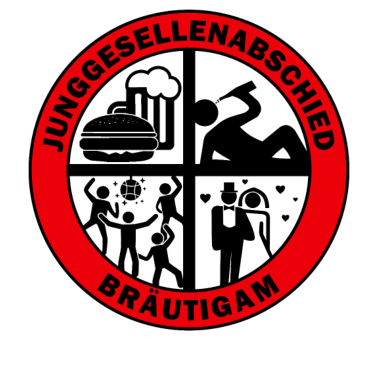 Motiv JGA Einsatztruppe Bräutigam (Schwarz auf Weiß)