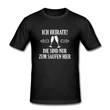 Junggesellenabschied T-Shirt - Braut Bräutigam Junggesellenabschied saufen