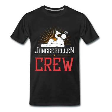 Junggesellenabschied T-Shirt - junggesellen crew saufen