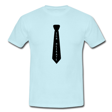 Junggesellenabschied T-Shirt - Ich heirate - Krawatte - Junggesellenabschied JGA