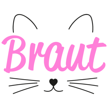 Motiv Braut Katze Junggesellinnenabschied