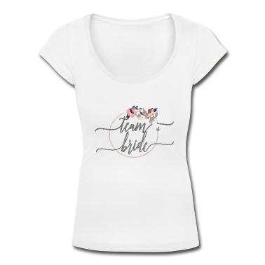 Junggesellenabschied T-Shirt - team_bride_flower_1