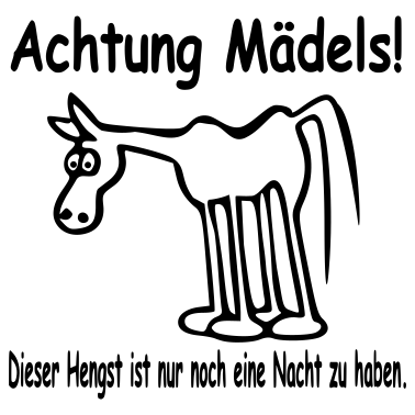 Motiv Junggesellenabschied - Achtung Mädels! Dieser
