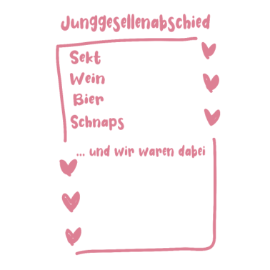 Motiv Junggesellenabschied Frauen Gästebuch Idee Sprüche