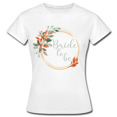 Junggesellenabschied T-Shirt - Orange Eukalyptus - Bride to be