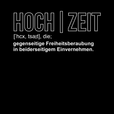 Motiv Hochzeit Definition T-Shirt JGA Geschenk