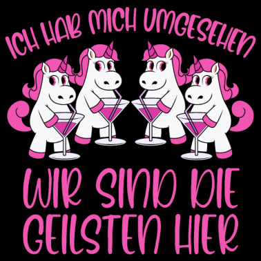 Motiv Mallorca Sprüche Die Geilsten hier Einhorn Party