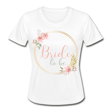 Junggesellenabschied T-Shirt - Beautiful Boho Flower - Bride to be