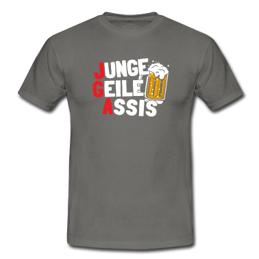 Junggesellenabschied T-Shirt - Junge Geile Assis Junggesellenabschied Bräutigam