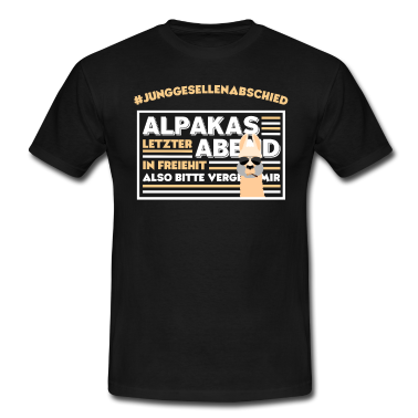 Junggesellenabschied T-Shirt - Junggesellenabschied Alpaka