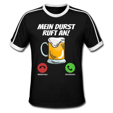 Junggesellenabschied T-Shirt - Bier Durst Lustiger Party Saufen Spruch