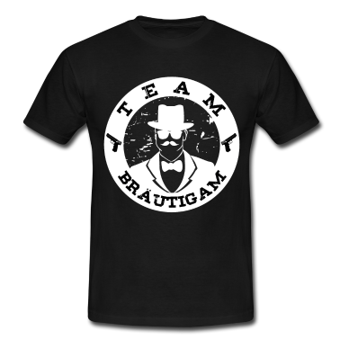 Junggesellenabschied T-Shirt - Team Bräutigam Gangster Logo Junggesellenabschied