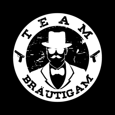 Motiv Team Bräutigam Gangster Logo Junggesellenabschied
