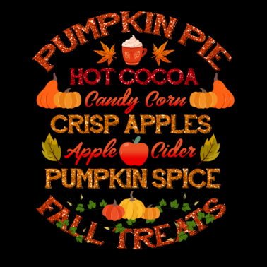 Motiv Pumpkin Pie Hot Cocoa Candy Corn Crisp Apples