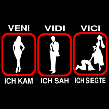 Motiv VENI VIDI VICI - junggesellenabschied