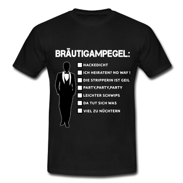 Junggesellenabschied T-Shirt - JGA Team Bräutigam Junggesellenabschied Saufen