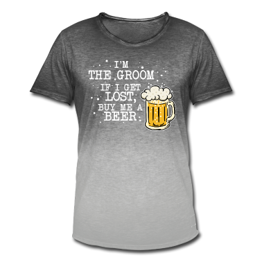 Junggesellenabschied T-Shirt - Bräutigam Trinkspruch Bier Junggesellenabschied