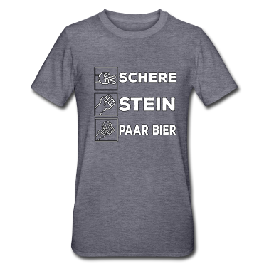 Junggesellenabschied T-Shirt - Lustiges Schere Stein Paar Bier Bierliebhaber