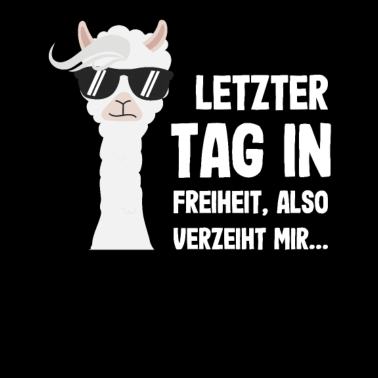 Motiv Junggesellenabschied Frauen Männer Alpaka Geschenk