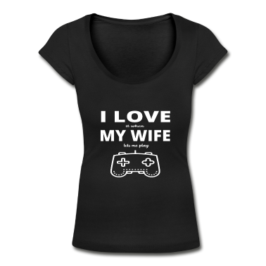 Junggesellenabschied T-Shirt - Gamer Wife Gift idea Geschenk