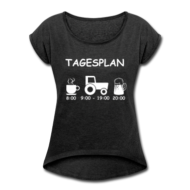 Junggesellenabschied T-Shirt - Tagesplan - Traktor