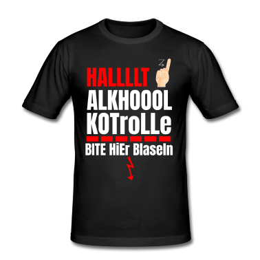 Junggesellenabschied T-Shirt - Alkoholkontrolle