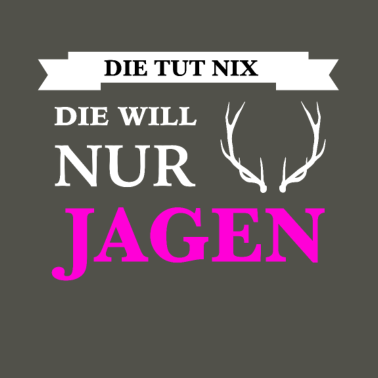 Motiv Jägerin Junggesellenabschied Team Design Geschenk