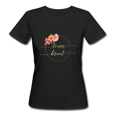 Junggesellenabschied T-Shirt - (team_braut_flower_pastel)