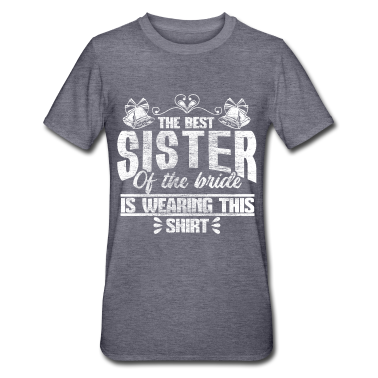 Junggesellenabschied T-Shirt - Schwester der Braut Geschwister Polterabend