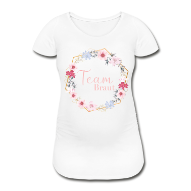 Junggesellenabschied T-Shirt - Blumenkranz Boho - Team Braut