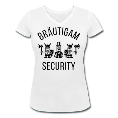 Junggesellenabschied T-Shirt - Bräutigam Security Wikinger (JGA / 1C)