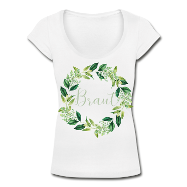 Junggesellenabschied T-Shirt - Greenery - Braut