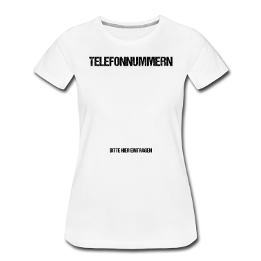 Junggesellenabschied T-Shirt - Telefonnummer Sammlung JGA Junggesellenabschied