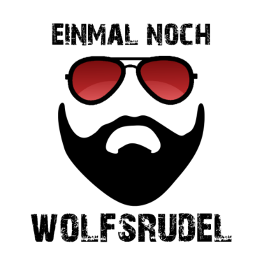 Motiv Einmal noch Wolfsrudel black