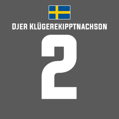 Motiv Schwedische Namen Fußball Sauf Mallorca Trikot