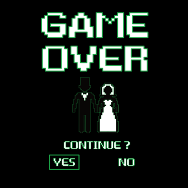 Motiv Gameing Game Over Junggesellenabschied