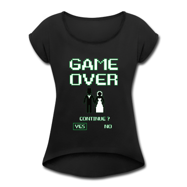 Junggesellenabschied T-Shirt - Gameing Game Over Junggesellenabschied