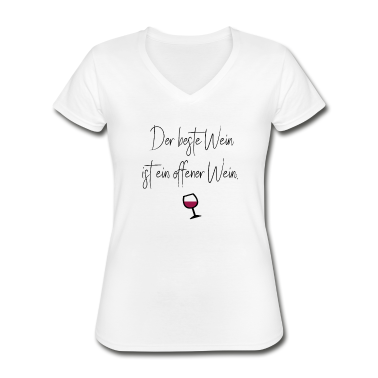 Junggesellenabschied T-Shirt - Der beste Wein ist ein offener Wein